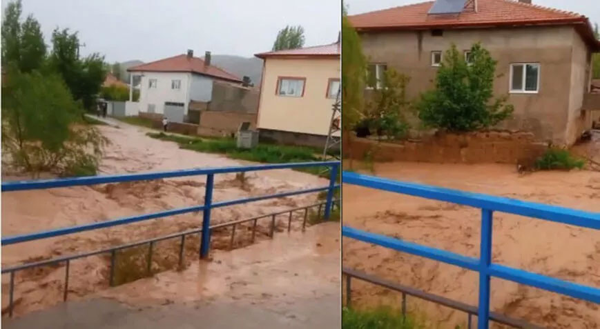 Sağanak sele neden oldu! Evleri su bastı, tarım arazileri zarar gördü