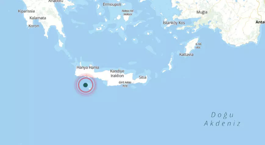 Akdeniz’de 4.2 büyüklüğünde deprem Akdeniz’de 4.2 büyüklüğünde deprem