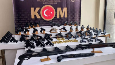 Suç örgütlerine silah temin edenlere operasyon: 28 gözaltı