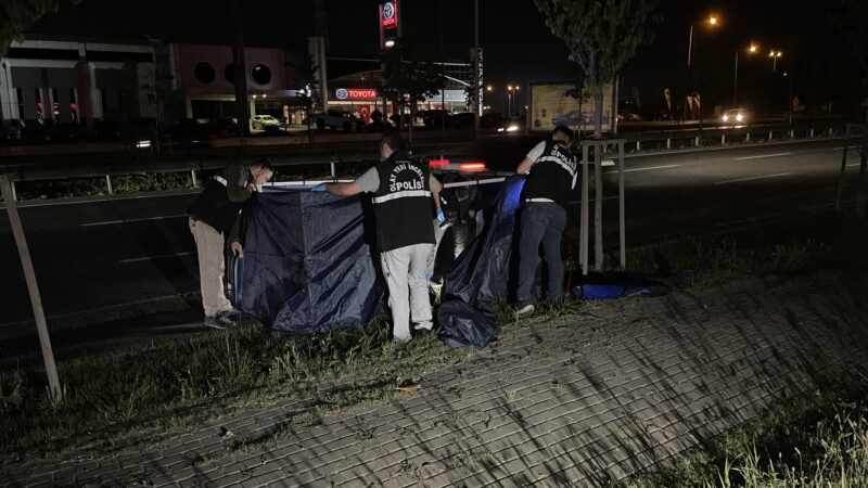 Bursa'nın Osmangazi ilçesinde yol kenarında erkek cesedi bulundu.