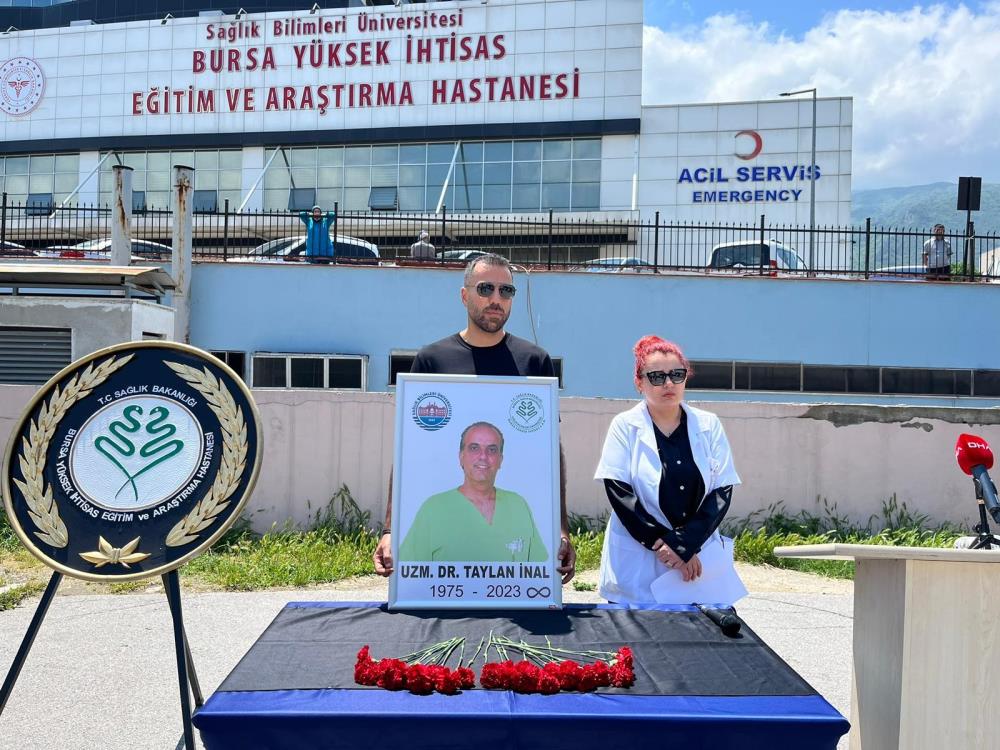 Bursa’da kalbine yenilen doktora veda