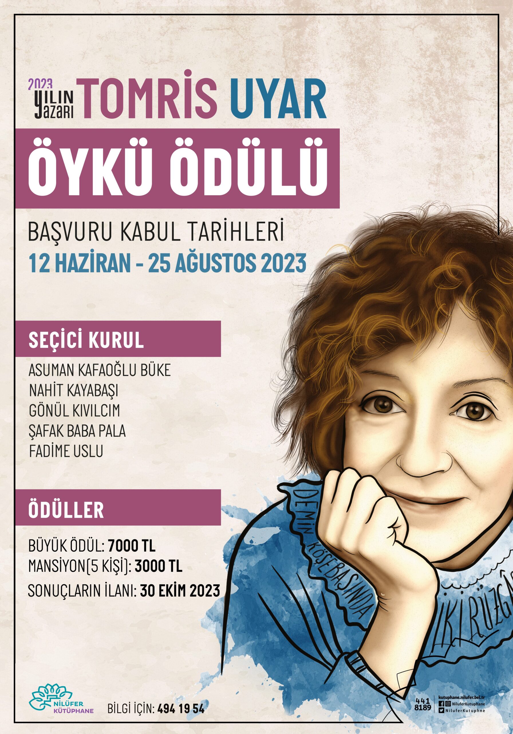Tomris Uyar Öykü Ödülü başvuruları 12 Haziran’da başlıyor 1 AW908239 01 scaled