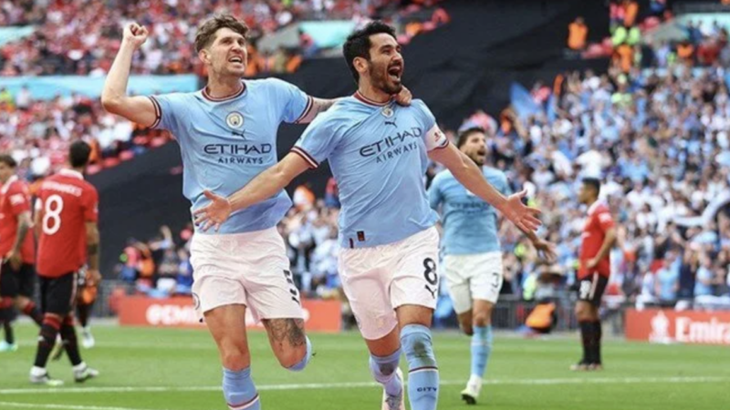 Manchester City’de İlkay Gündoğan fırtınası! Manchester City, FA Cup finalinde Manchester United'ı İlkay Gündoğan'ın golleriyle