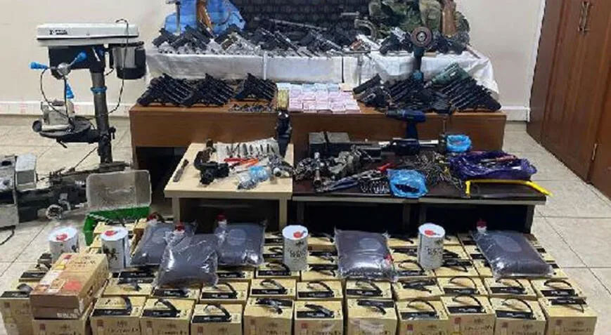 Kaçak silah atölyelerine baskın: 17 gözaltı