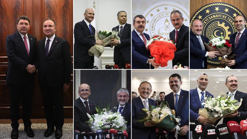 Bakanlıklarda devir teslim