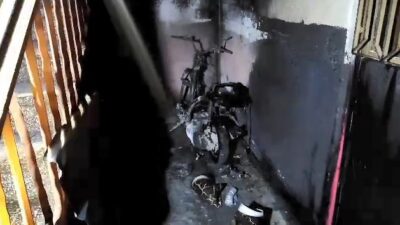 Bursa’da korku dolu anlar! Alev alev yandı