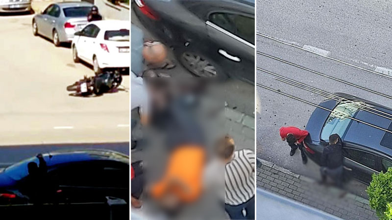 Bursa’da sokak ortasında dehşet anları