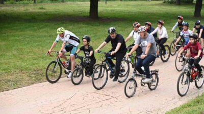 Büyükşehir Belediye Başkanı Aktaş pedal çevirdi