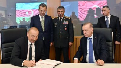 Erdoğan ve Aliyev Hava Komuta Merkezi’nin açılışını yaptı