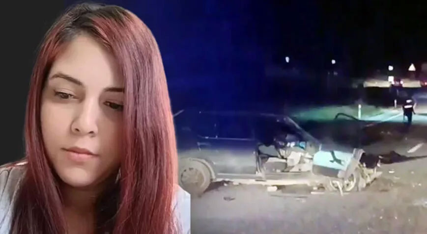 Domuzlara çarpan otomobilden fırlayan kadın, başka bir aracın altında kaldı