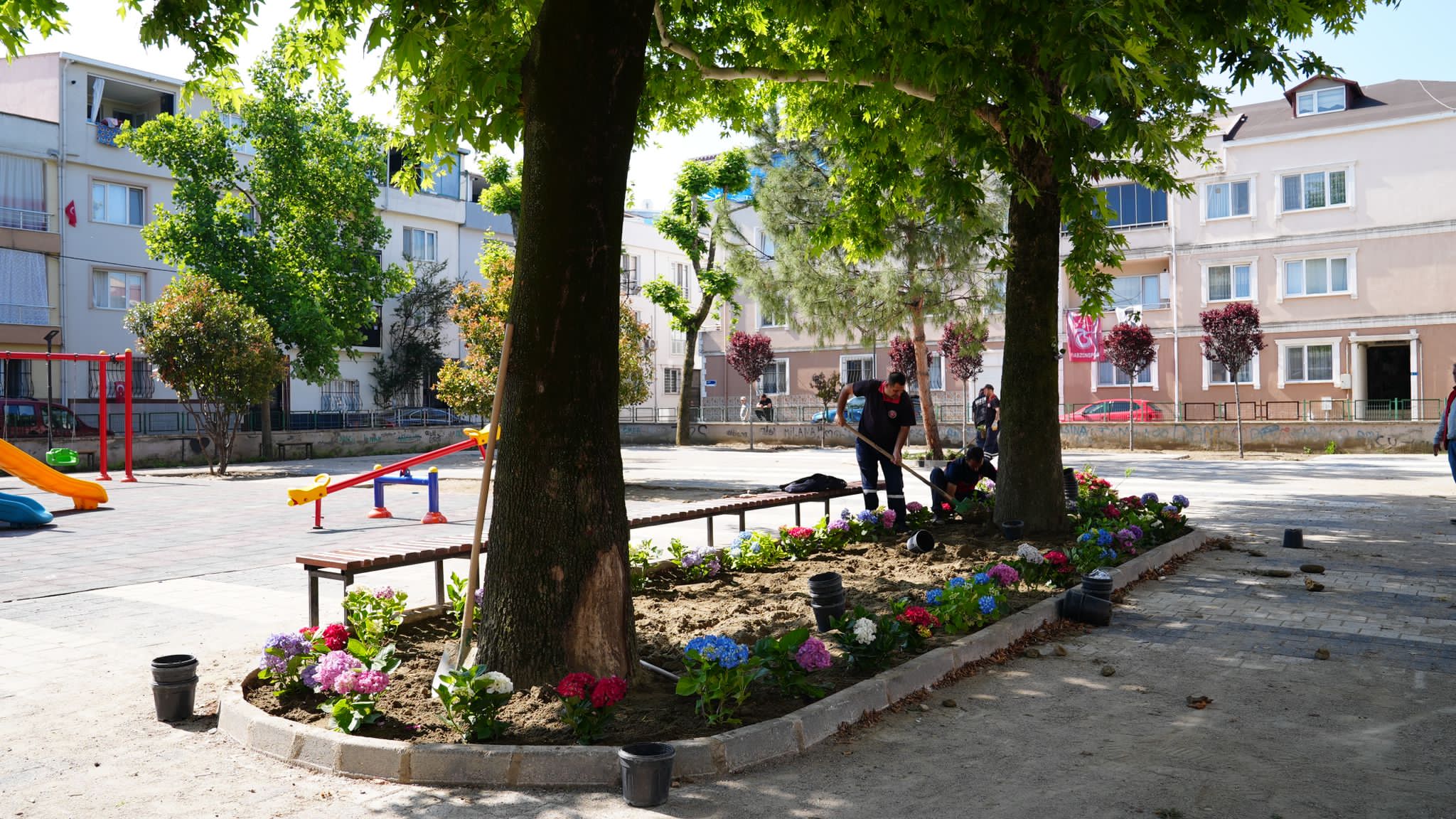 Gürsu’nun parkları yaza hazır