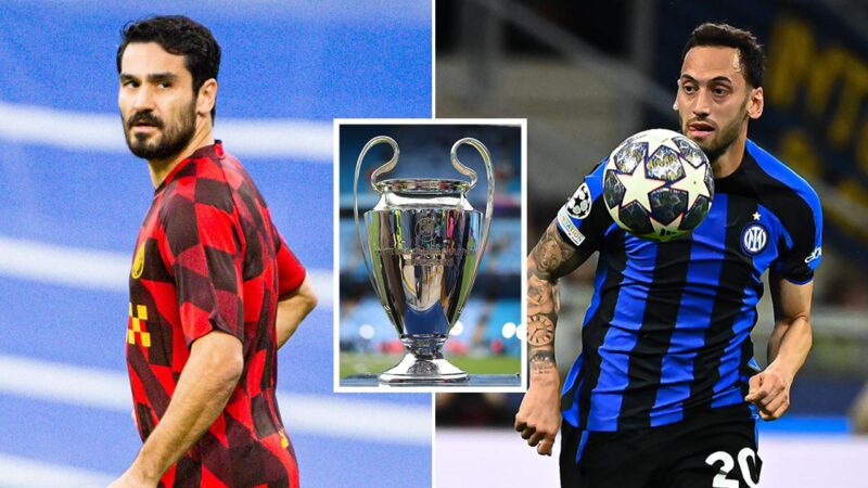 UEFA Şampiyonlar Ligi kupası tarihte ilk kez bir Türk futbolcunun