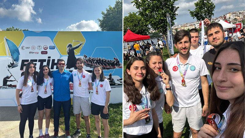 BUÜ’lü kanoculardan önemli başarı İstanbul’da gerçekleştirilen Ünilig Fetih Spor Fest kano yarışlarına Bursa Uludağ