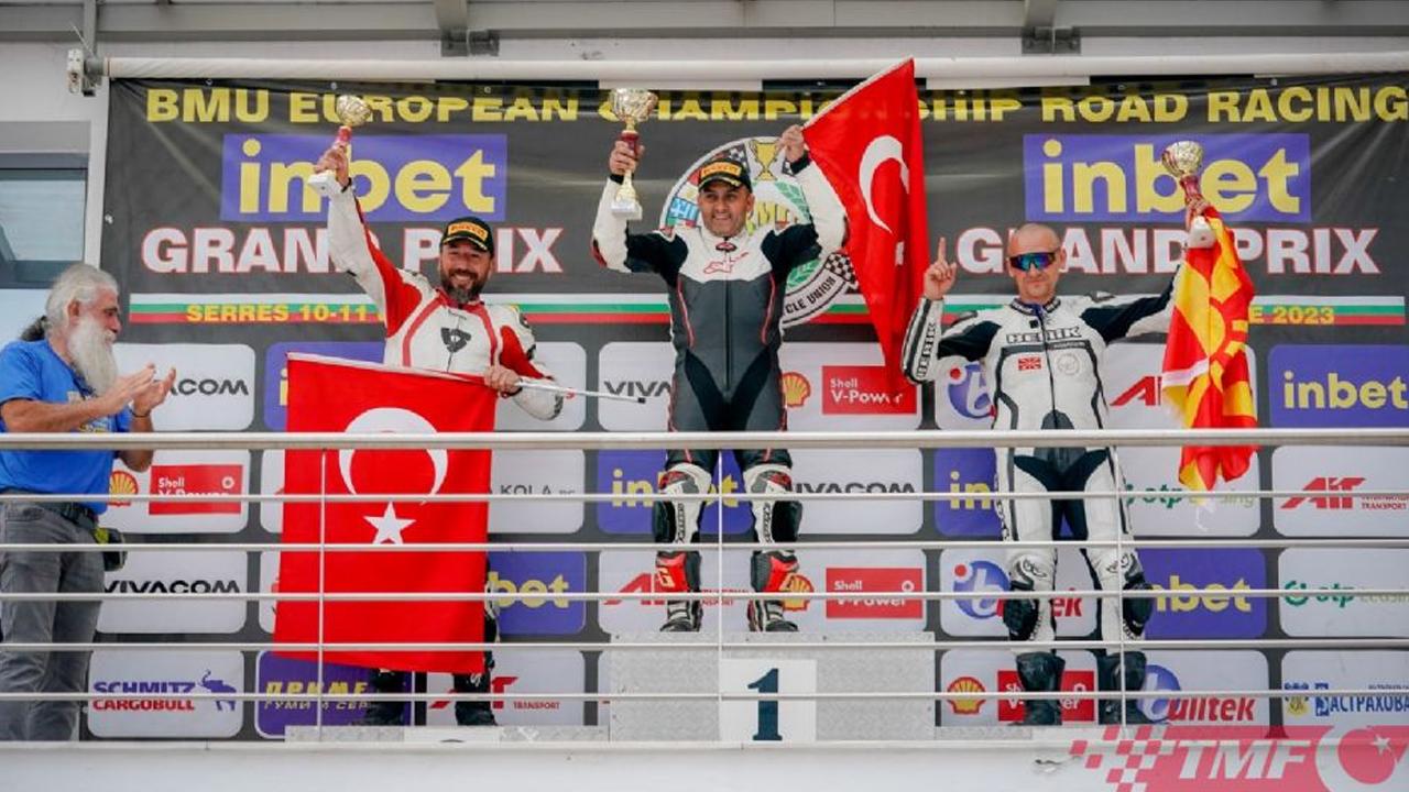 Milli motosikletçiler Yunanistan’da kürsüye çıktı Milli motosikletçiler Yunanistan’da kürsüye çıktı