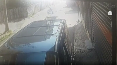 Bursa’daki korkunç kaza kamerada