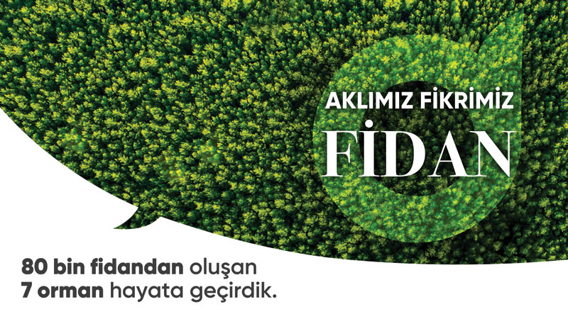 Özdilek 80 bin fidanı toprakla buluşturdu