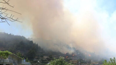 Hatay ve İzmir’de orman yangını