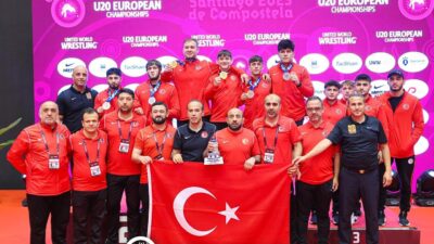 Milli güreşçiler Avrupa ikincisi