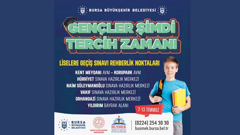 Doğru tercih için Büyükşehir yanınızda