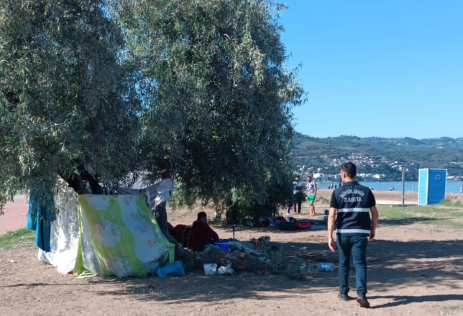 Bursa sahillerinde ‘çadır’ operasyonu