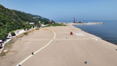 Bursa’nın ‘Mavi Bayrak’lı sahili!