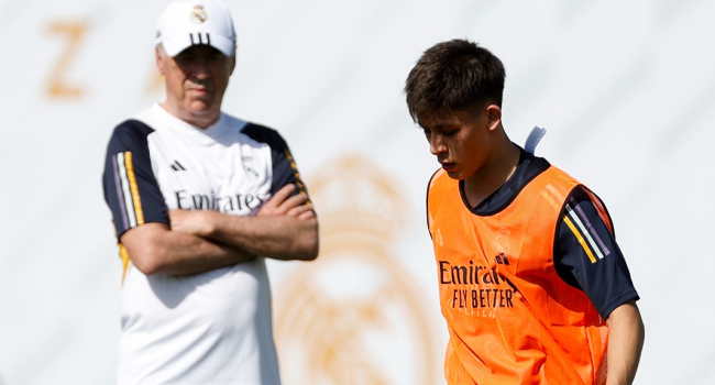 Arda Güler ilk antrenmanına çıktı