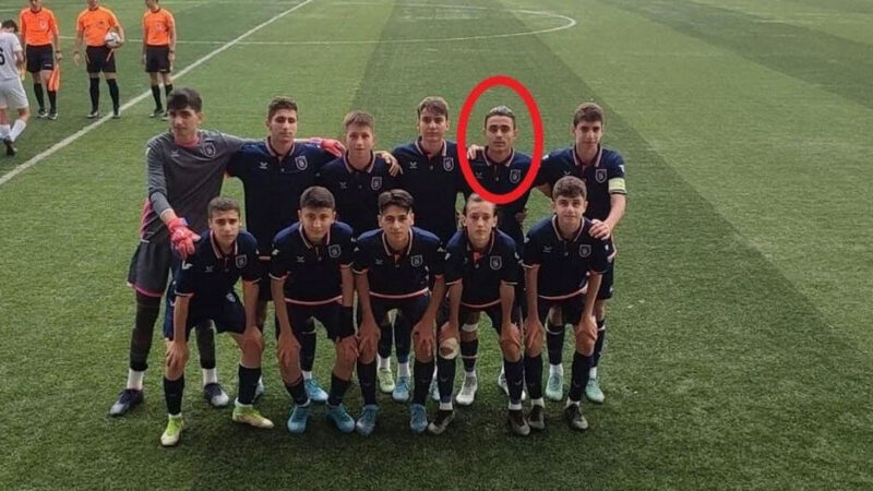 Başakşehir Futbol Kulübü’nün alt yapısında oynayan 15 yaşındaki Ömer Faruk