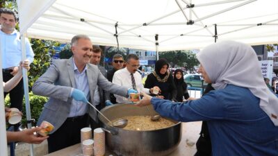 İnegöl’de aşure kazanları ‘birlik ve beraberlik’ için kaynadı