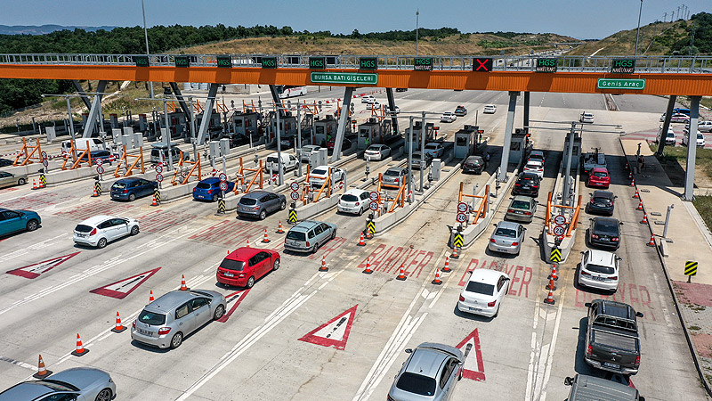 Bursa’da otobanda yoğunluk