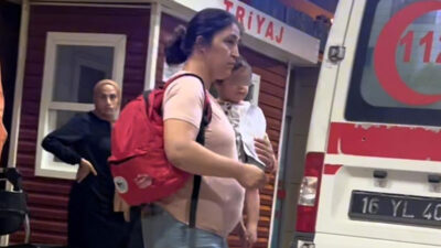 Bursa’da minik Cemre ölümden döndü