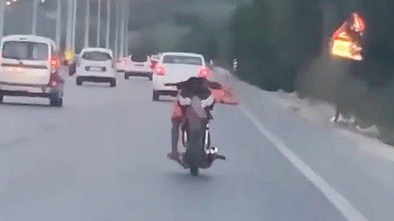 Bursa trafiğinde tehlike saçtı! O anlar kamerada