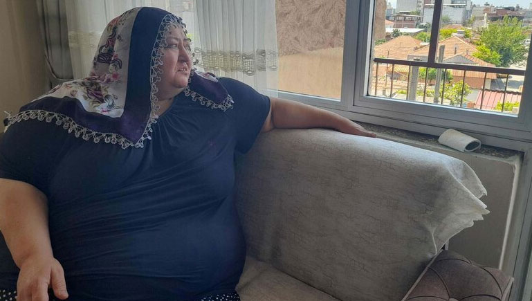 200 kiloya ulaşan fil hastası kadın, 7 yıldır evden çıkamıyor