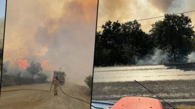 Çanakkale’de orman yangını kontrol altına alındı