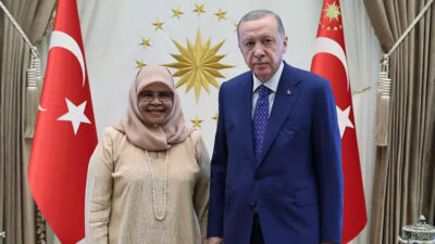 Cumhurbaşkanı Erdoğan, BM Habitat İcra Direktörü Sharif’i kabul etti