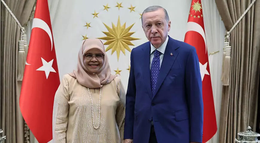 Cumhurbaşkanı Erdoğan, BM Habitat İcra Direktörü Sharif’i kabul etti