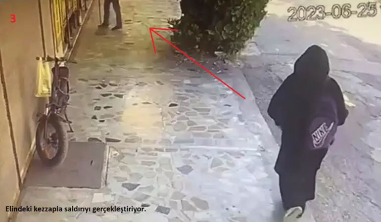 Kezzaplı saldırı şüphelisi, çarşaf giyen erkek çıktı