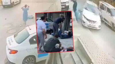 Ehliyetsiz sürücü 4 kişiye çarptı, işyerine çarparak durdu