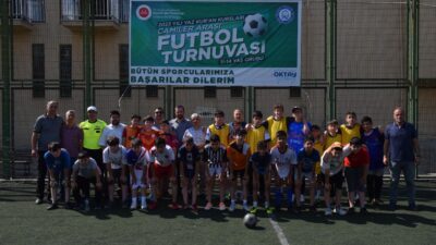 Bursa Yıldırım’da Kur’an kursu öğrencileri arası futbol turnuvası