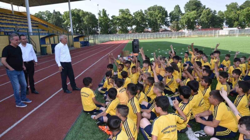Spora ve sporcuya büyük önem veren Yenişehir Belediyesi “Gençler ve