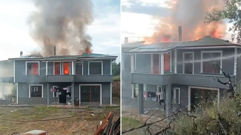 Bursa’da sobayı benzinle yakarken… Bursa’da sobayı benzinle yakarken…