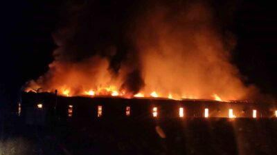 Bursa’da fabrika yangını!