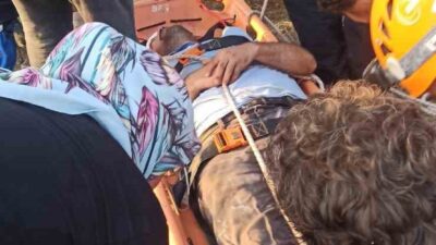 Bursa’da derede bulunan su motorunun parçası koptu