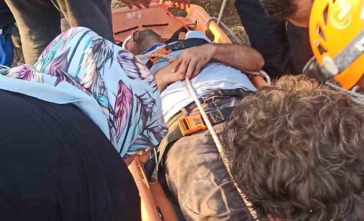 Bursa’da derede bulunan su motorunun parçası koptu Bursa’da derede bulunan su motorunun kopan parçası başına isabet eden