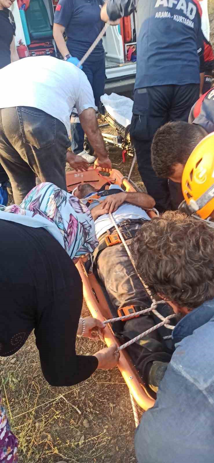 Bursa’da derede bulunan su motorunun parçası koptu