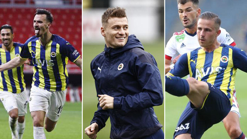 Fenerbahçe, sözleşmeleri sona eren Dimitris Pelkas ile Ezgjan Alioski'nin yanı