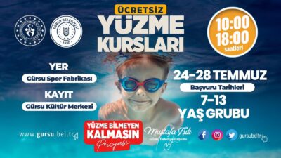 Gürsu’da yüzme bilmeyen çocuk kalmayacak