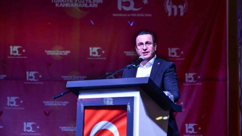 Mustafakemalpaşa’da 15 Temmuz şehitleri anıldı Mustafakemalpaşa’da 15 Temmuz Demokrasi ve Milli Birlik Günü FETÖ/PDY’nin hain