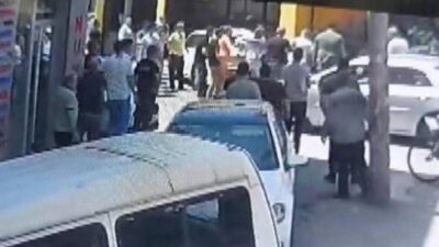 Torununu korumak isterken canından oldu! O anlar kamerada