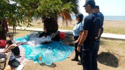 Bursa sahillerinde denetim