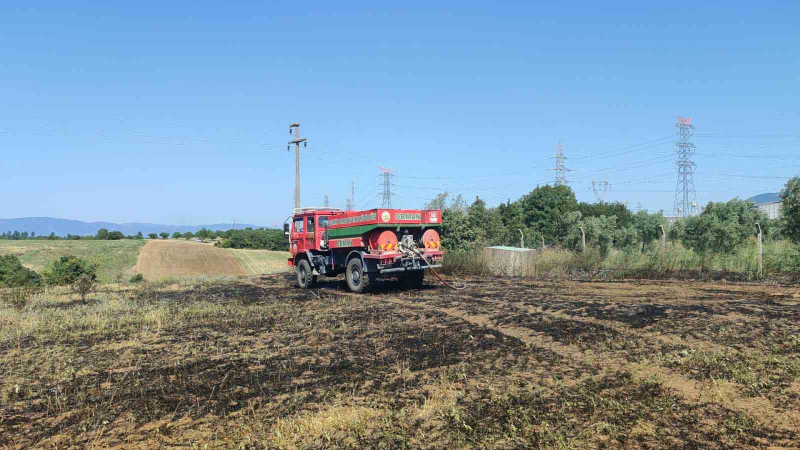 Bursa’da yürekleri ağza getiren yangın